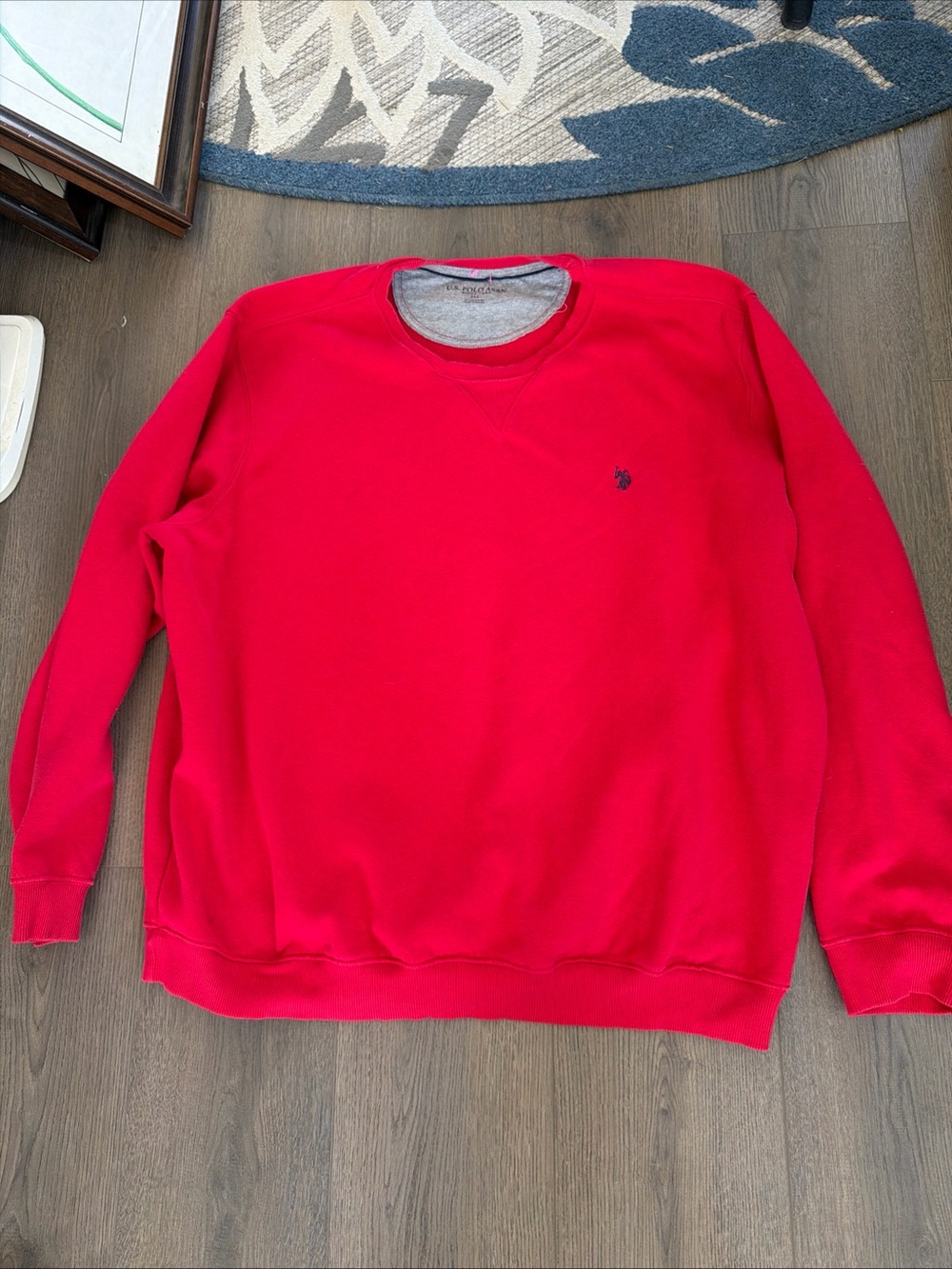 U.S. Polo Assn. Men's Red Crewneck Sweatshirt 3XL